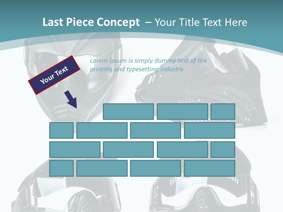 Different Paintball View PowerPoint Template