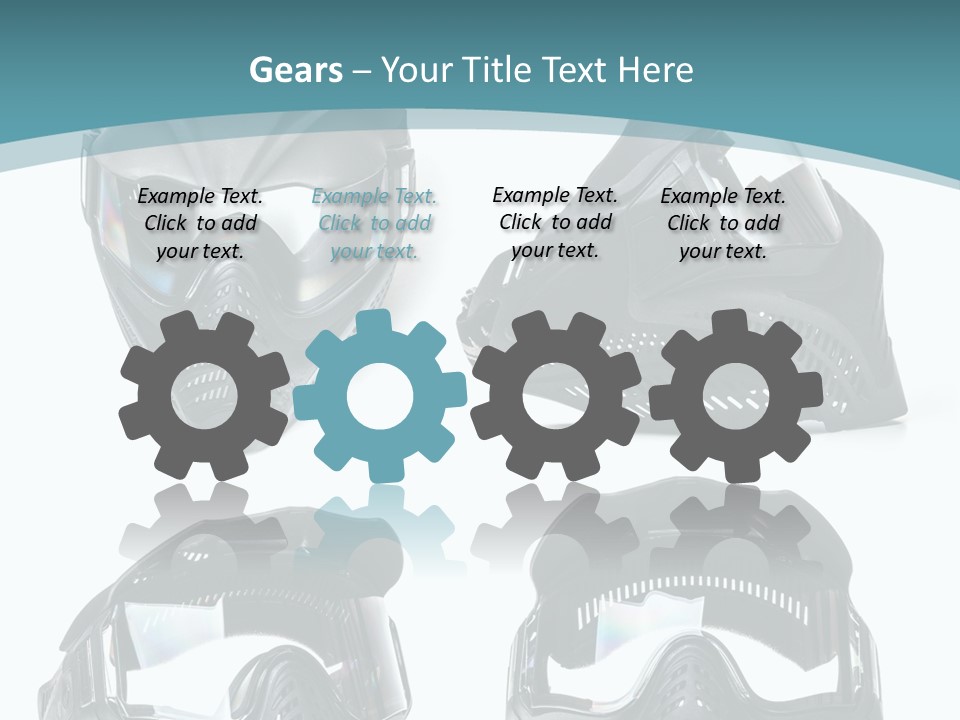 Different Paintball View PowerPoint Template