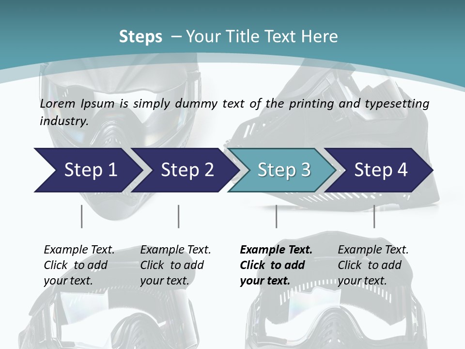 Different Paintball View PowerPoint Template