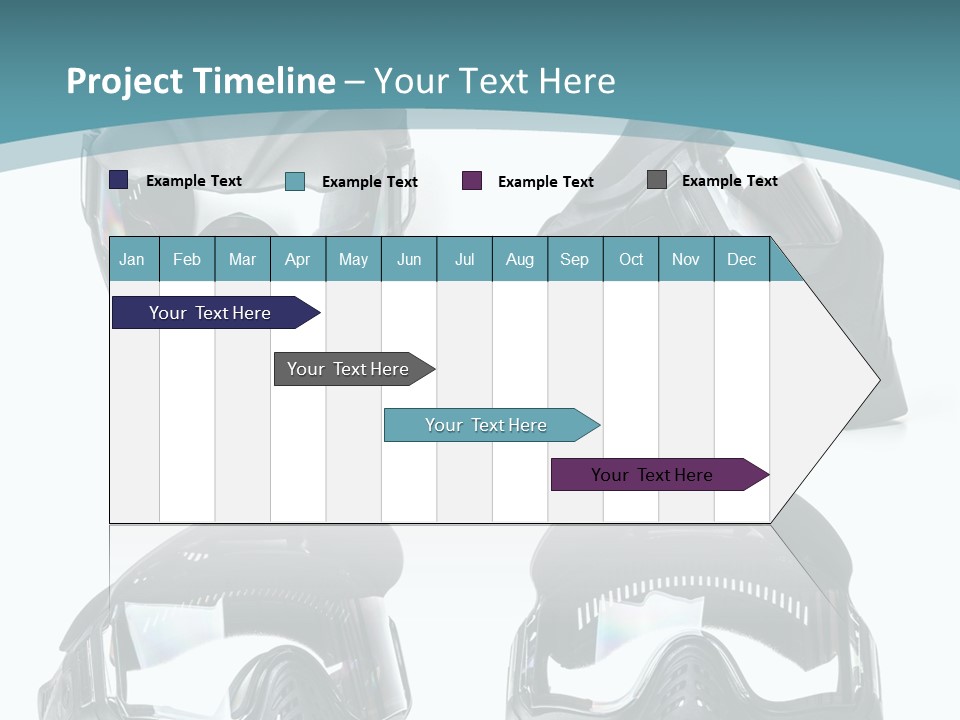 Different Paintball View PowerPoint Template