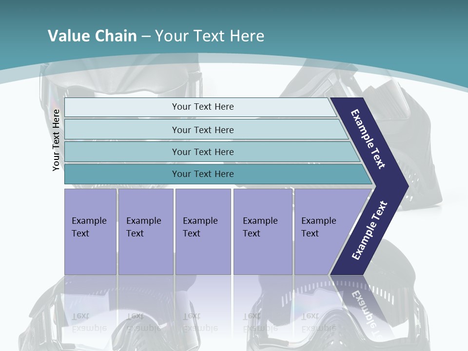 Different Paintball View PowerPoint Template