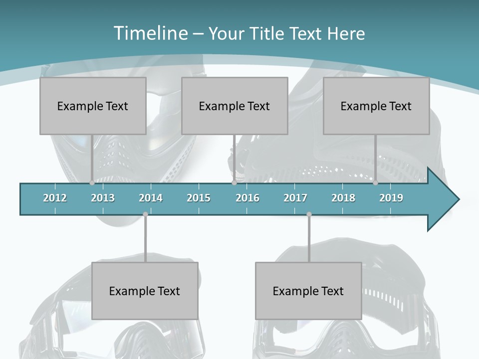 Different Paintball View PowerPoint Template