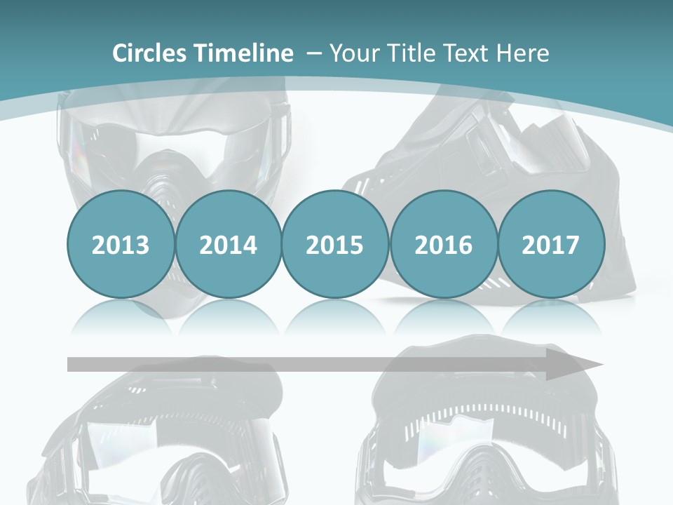 Different Paintball View PowerPoint Template