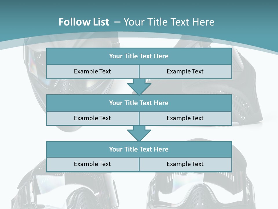 Different Paintball View PowerPoint Template