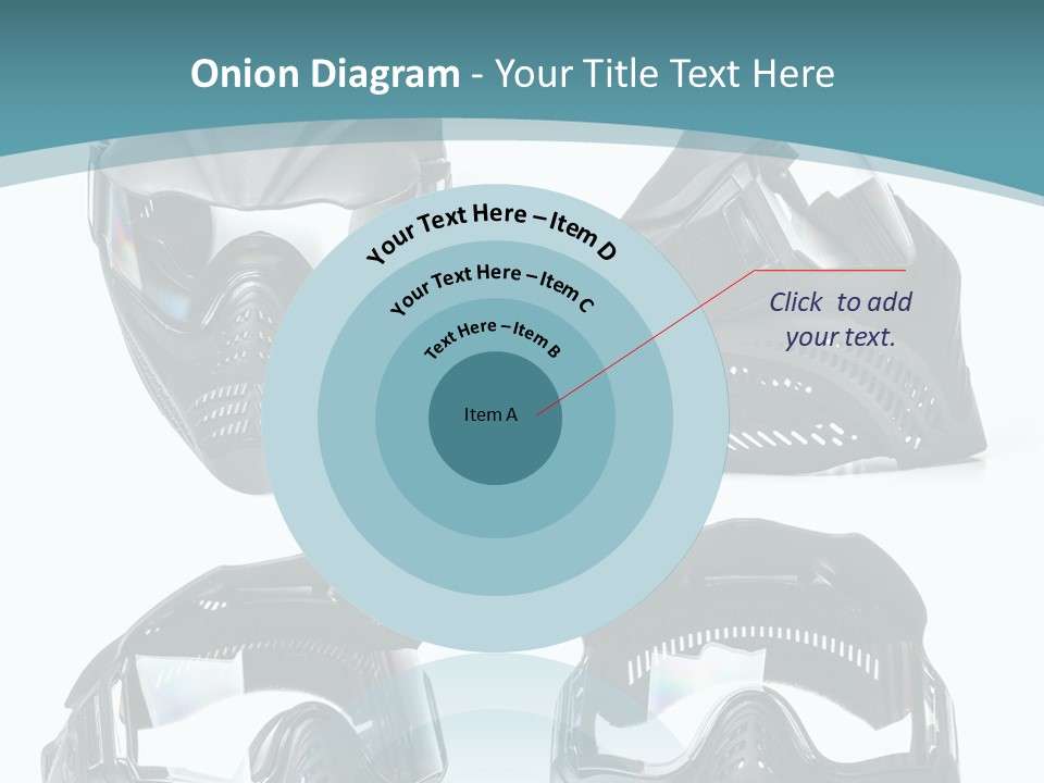 Different Paintball View PowerPoint Template