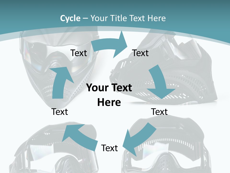 Different Paintball View PowerPoint Template