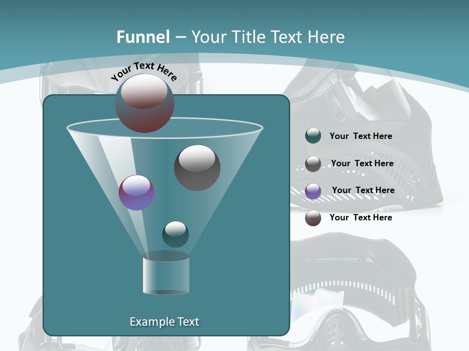Different Paintball View PowerPoint Template