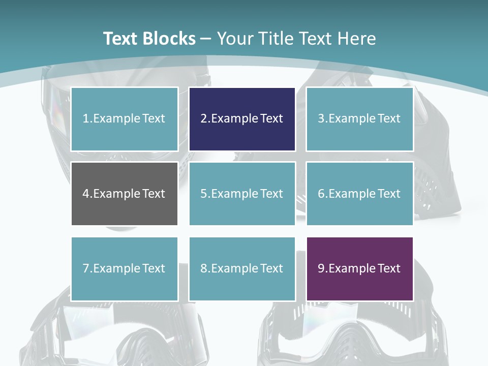 Different Paintball View PowerPoint Template