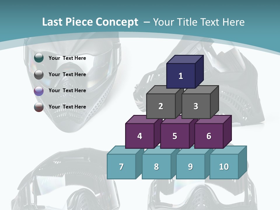 Different Paintball View PowerPoint Template