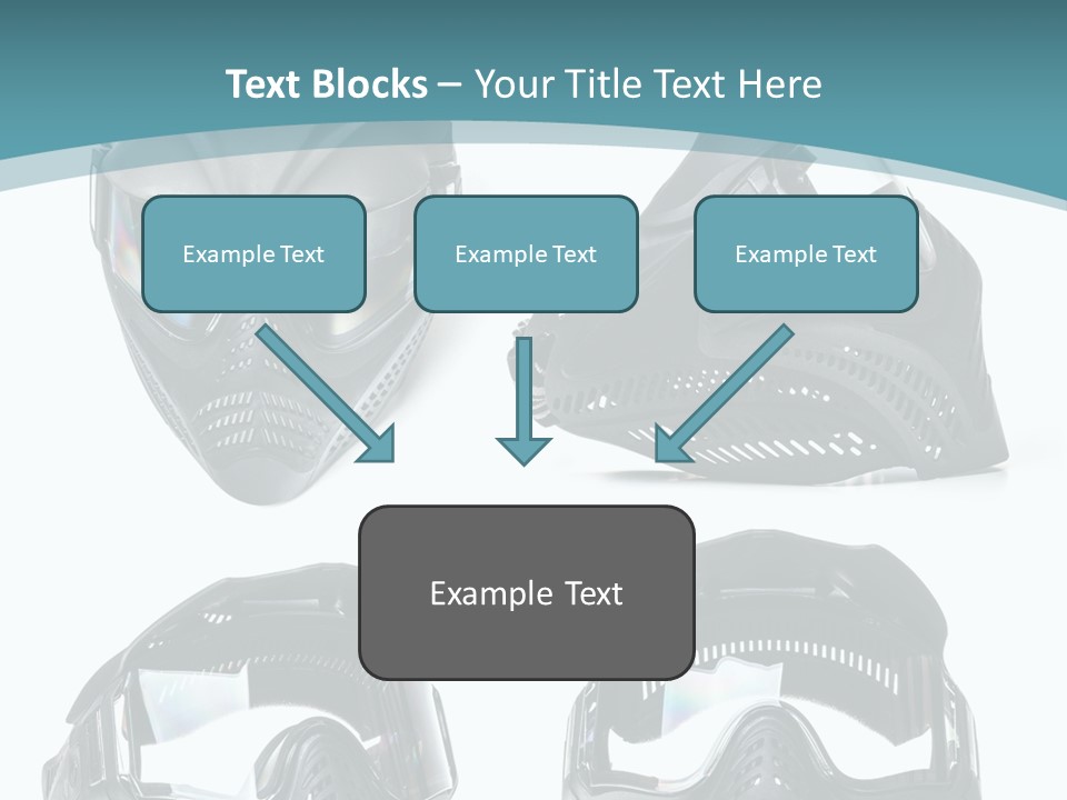 Different Paintball View PowerPoint Template
