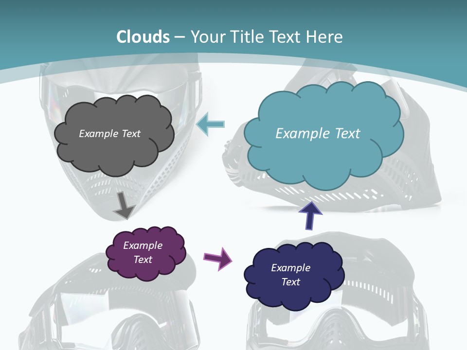 Different Paintball View PowerPoint Template