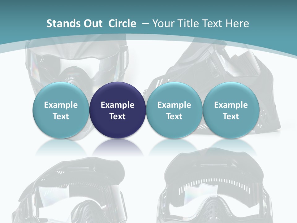 Different Paintball View PowerPoint Template