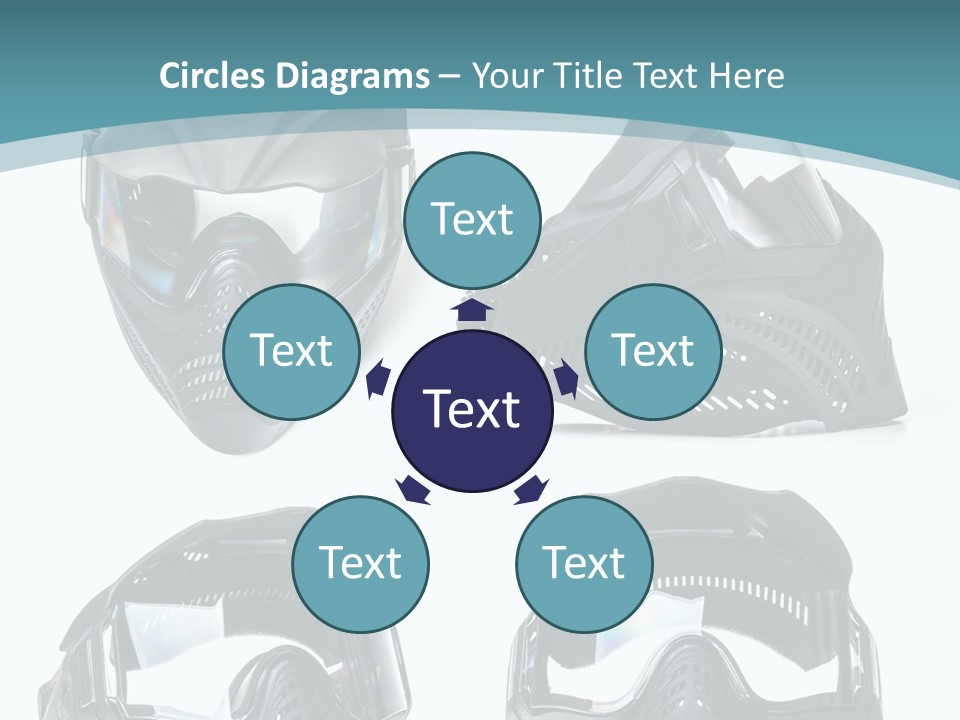 Different Paintball View PowerPoint Template