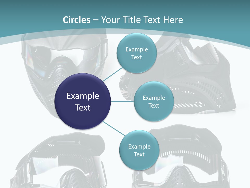 Different Paintball View PowerPoint Template