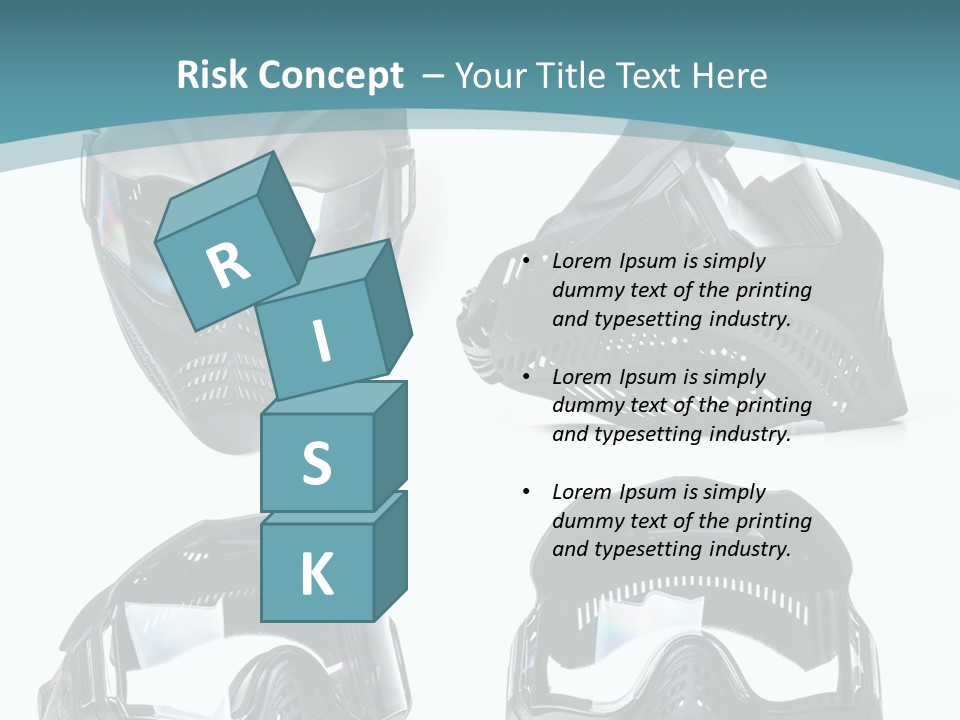 Different Paintball View PowerPoint Template