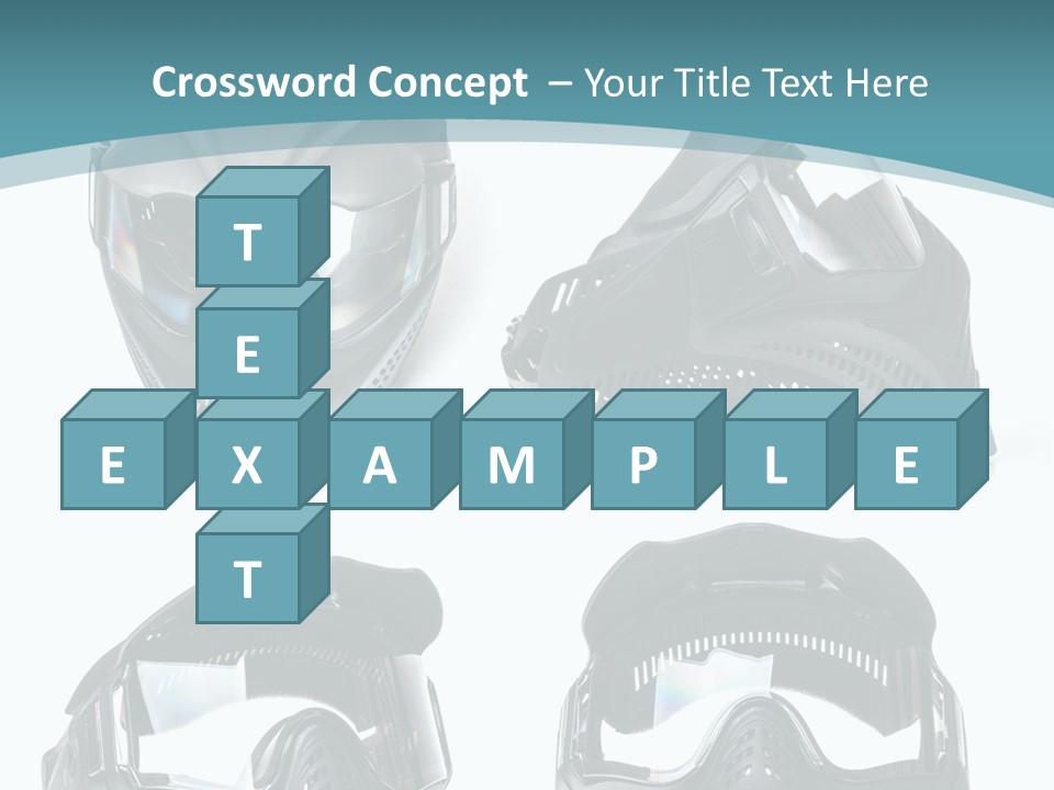 Different Paintball View PowerPoint Template