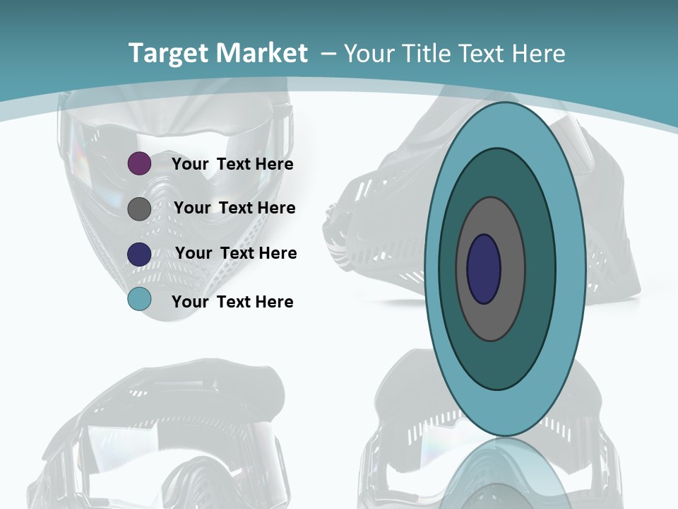 Different Paintball View PowerPoint Template