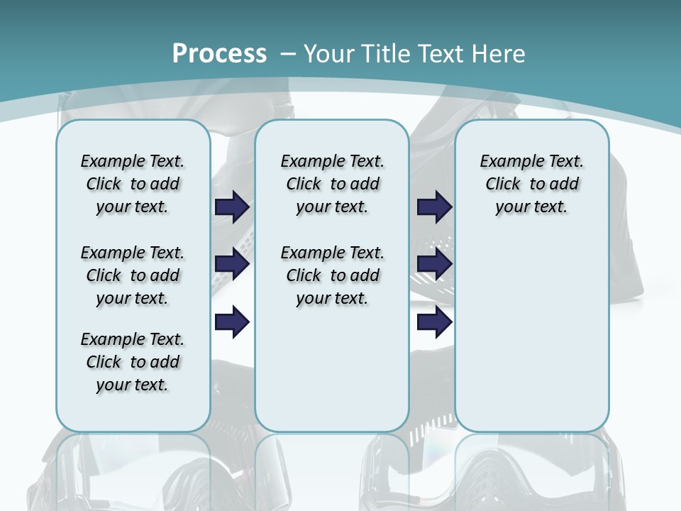Different Paintball View PowerPoint Template