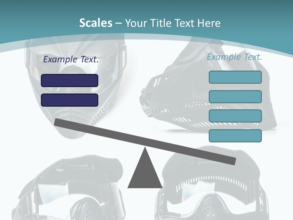 Different Paintball View PowerPoint Template