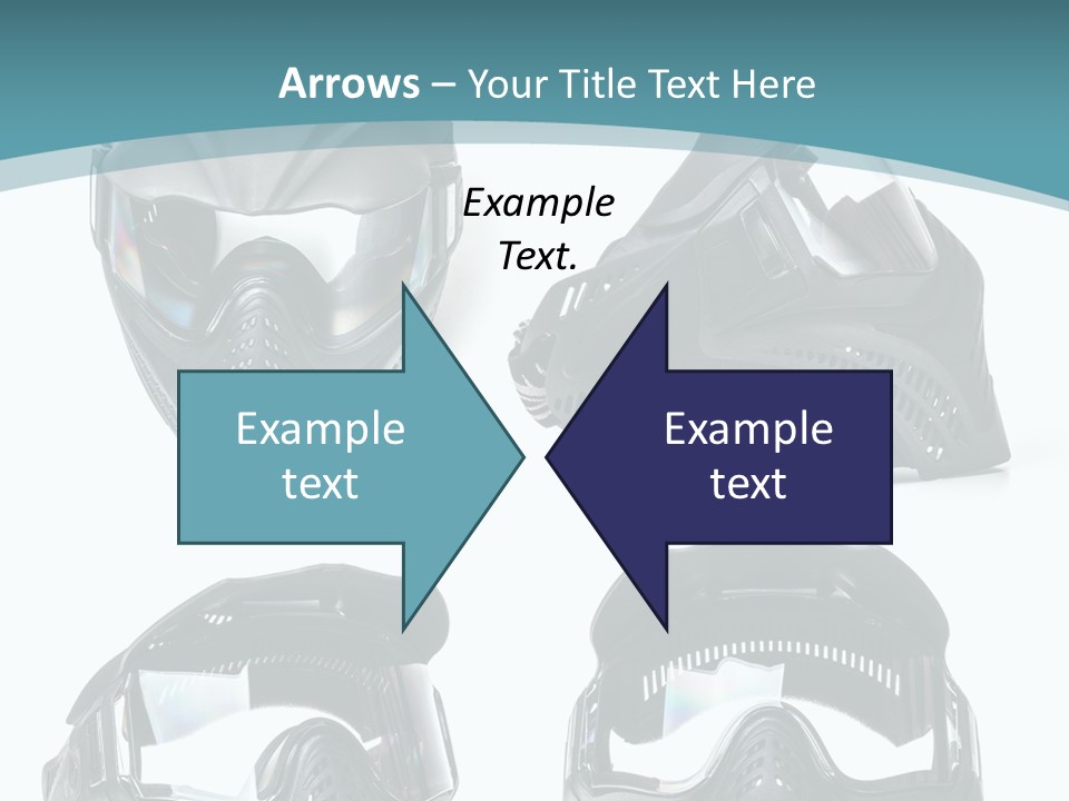 Different Paintball View PowerPoint Template