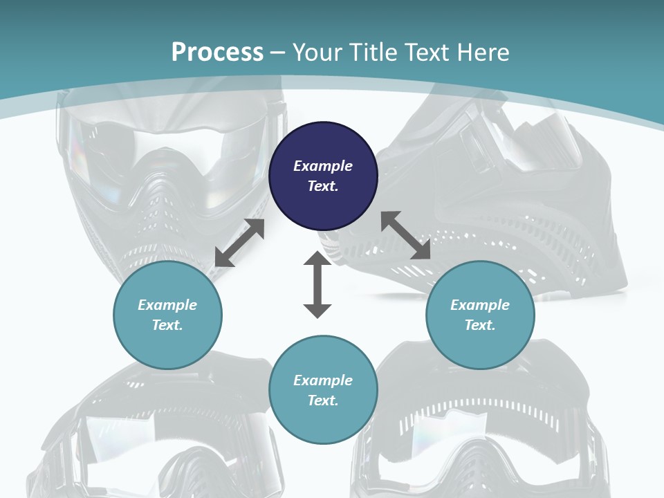 Different Paintball View PowerPoint Template