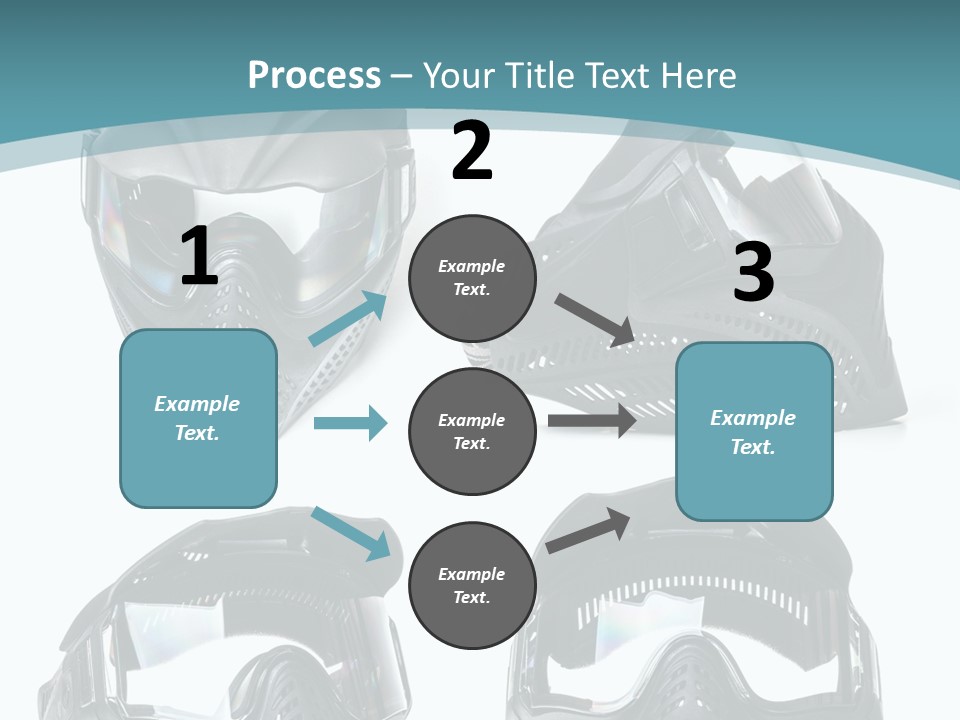 Different Paintball View PowerPoint Template