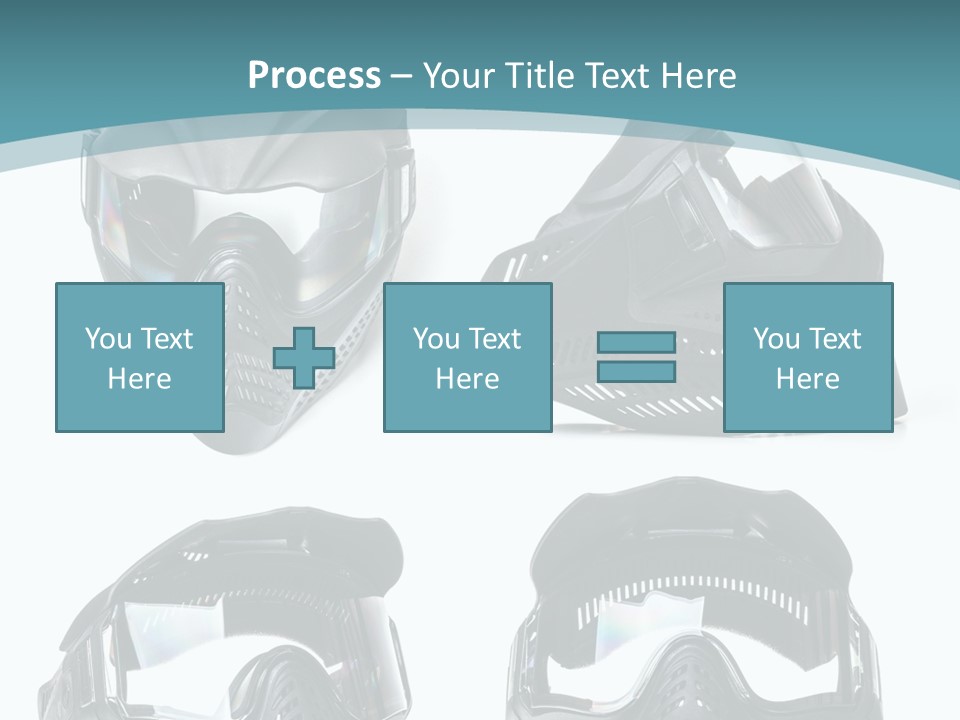 Different Paintball View PowerPoint Template