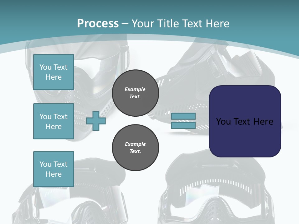 Different Paintball View PowerPoint Template