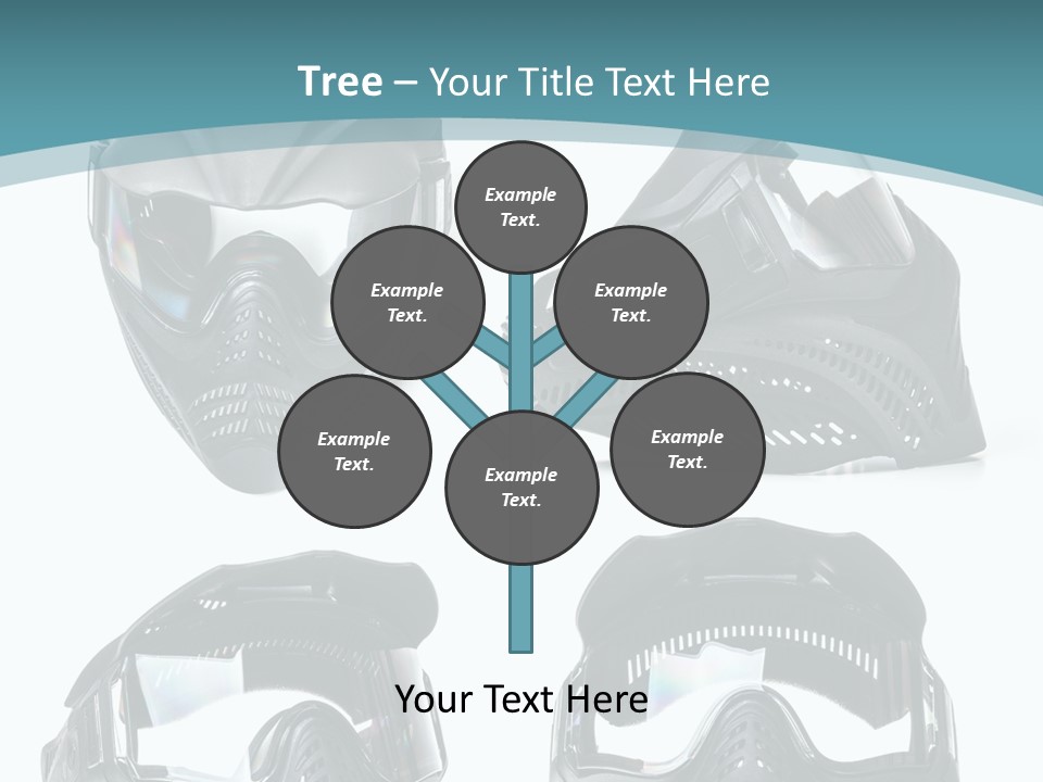 Different Paintball View PowerPoint Template
