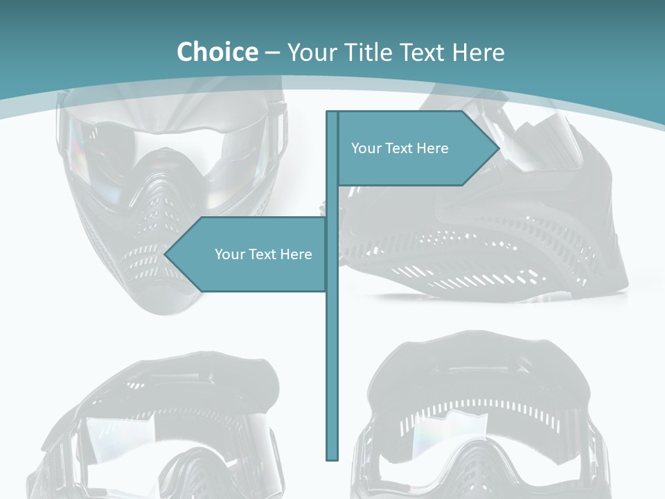 Different Paintball View PowerPoint Template