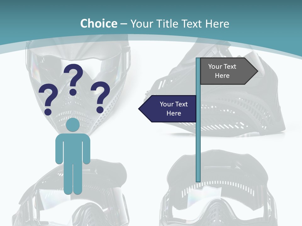 Different Paintball View PowerPoint Template