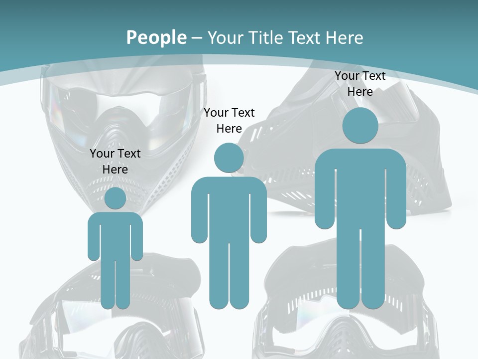 Different Paintball View PowerPoint Template