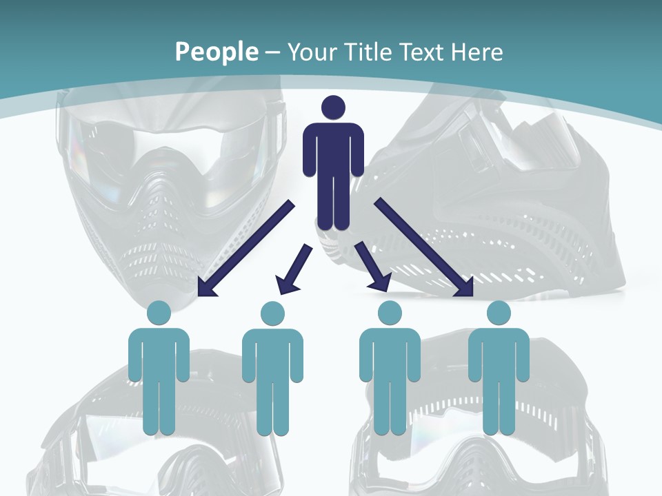 Different Paintball View PowerPoint Template