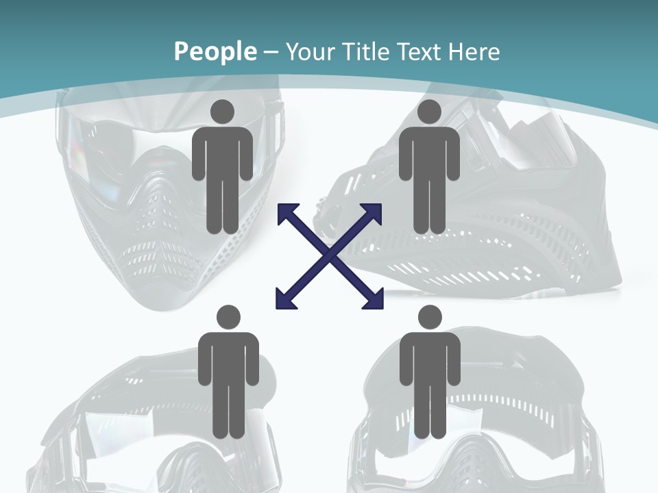 Different Paintball View PowerPoint Template