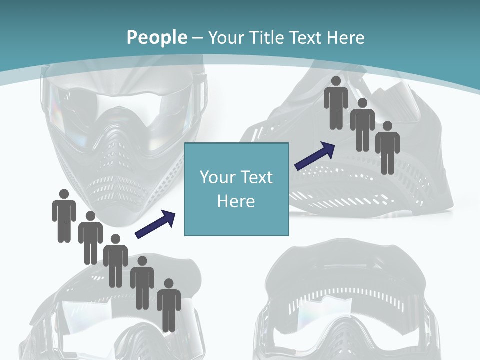 Different Paintball View PowerPoint Template