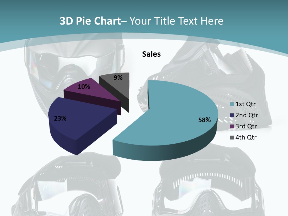 Different Paintball View PowerPoint Template
