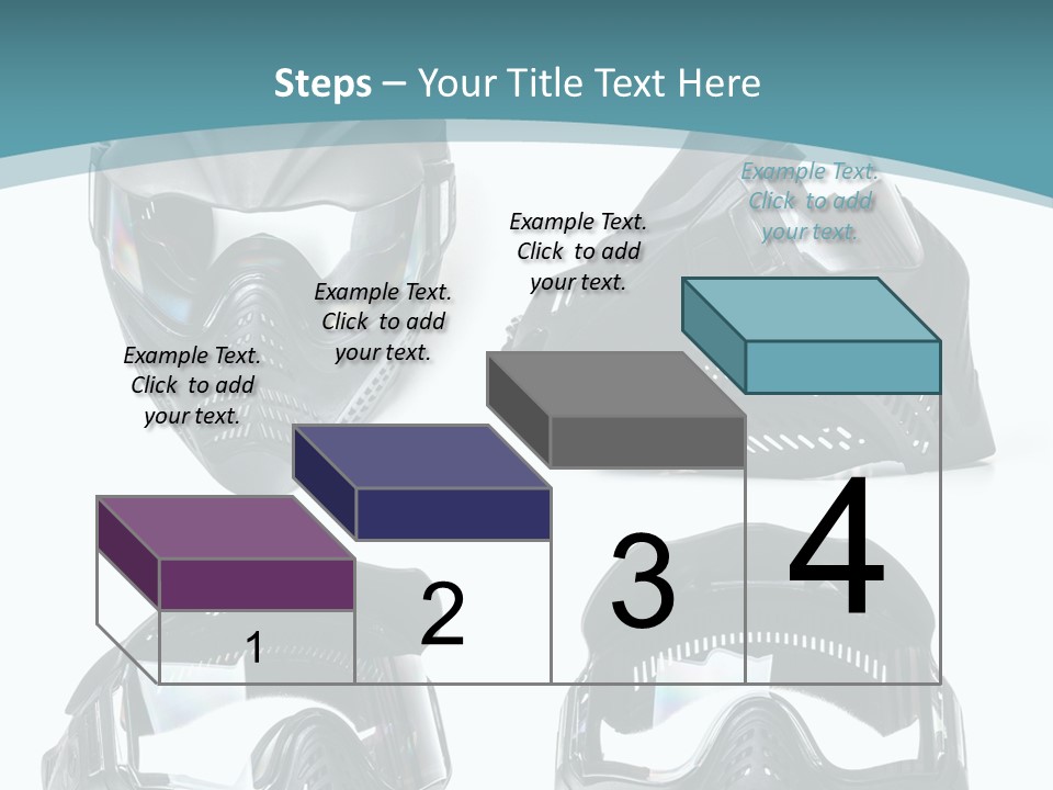 Different Paintball View PowerPoint Template