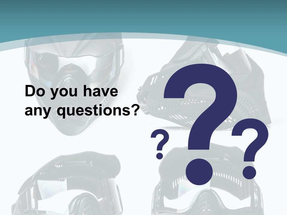 Different Paintball View PowerPoint Template