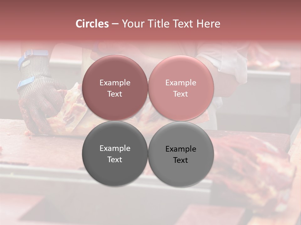 Knife Production Workplace PowerPoint Template