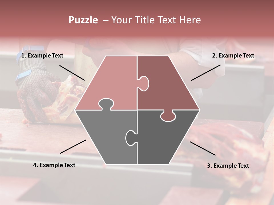Knife Production Workplace PowerPoint Template