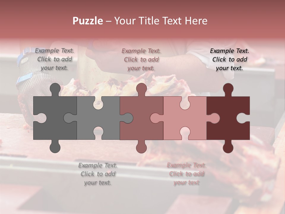 Knife Production Workplace PowerPoint Template