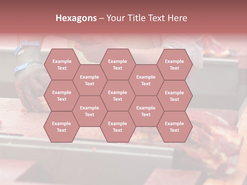 Knife Production Workplace PowerPoint Template