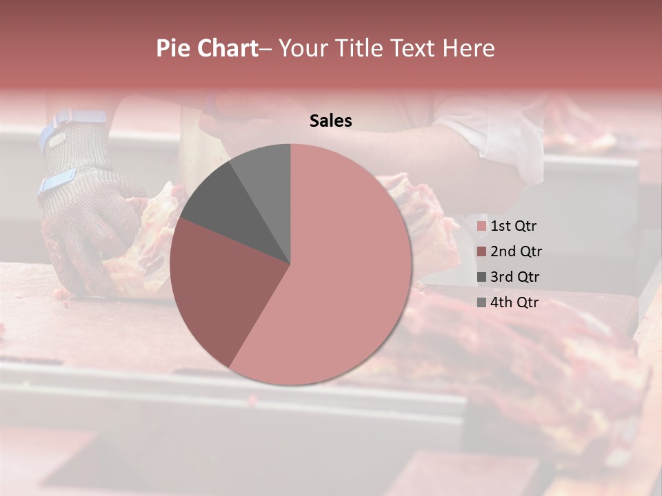 Knife Production Workplace PowerPoint Template