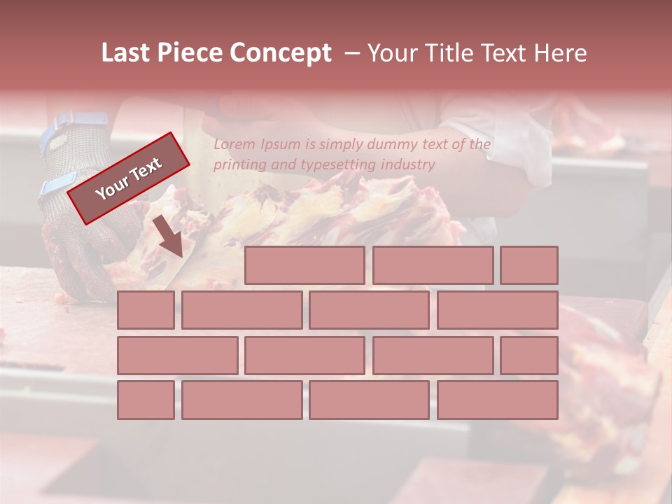 Knife Production Workplace PowerPoint Template