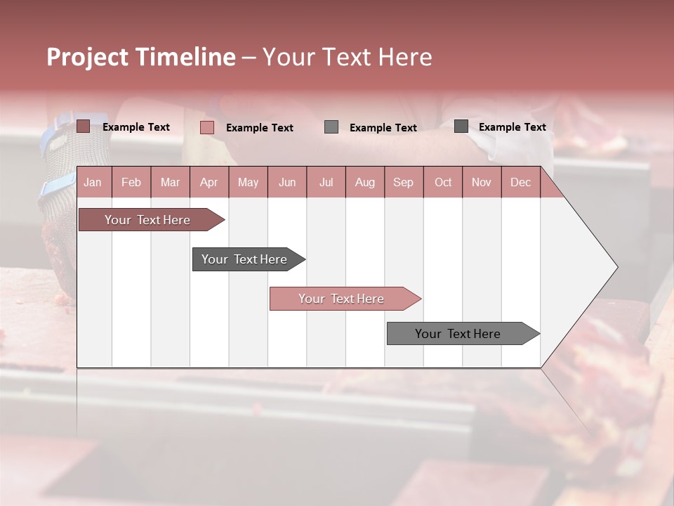 Knife Production Workplace PowerPoint Template