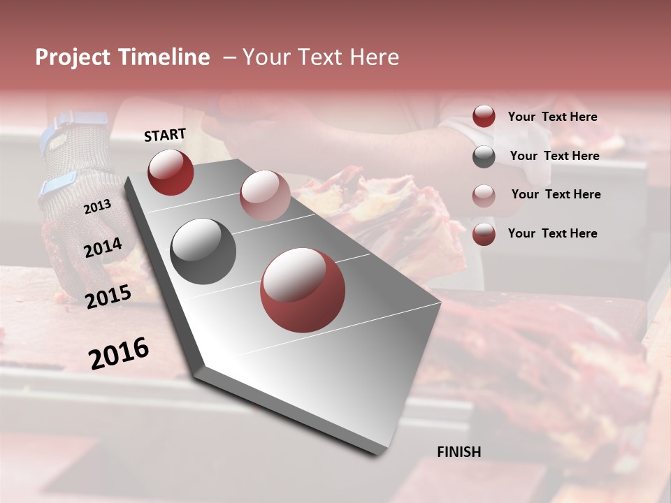 Knife Production Workplace PowerPoint Template