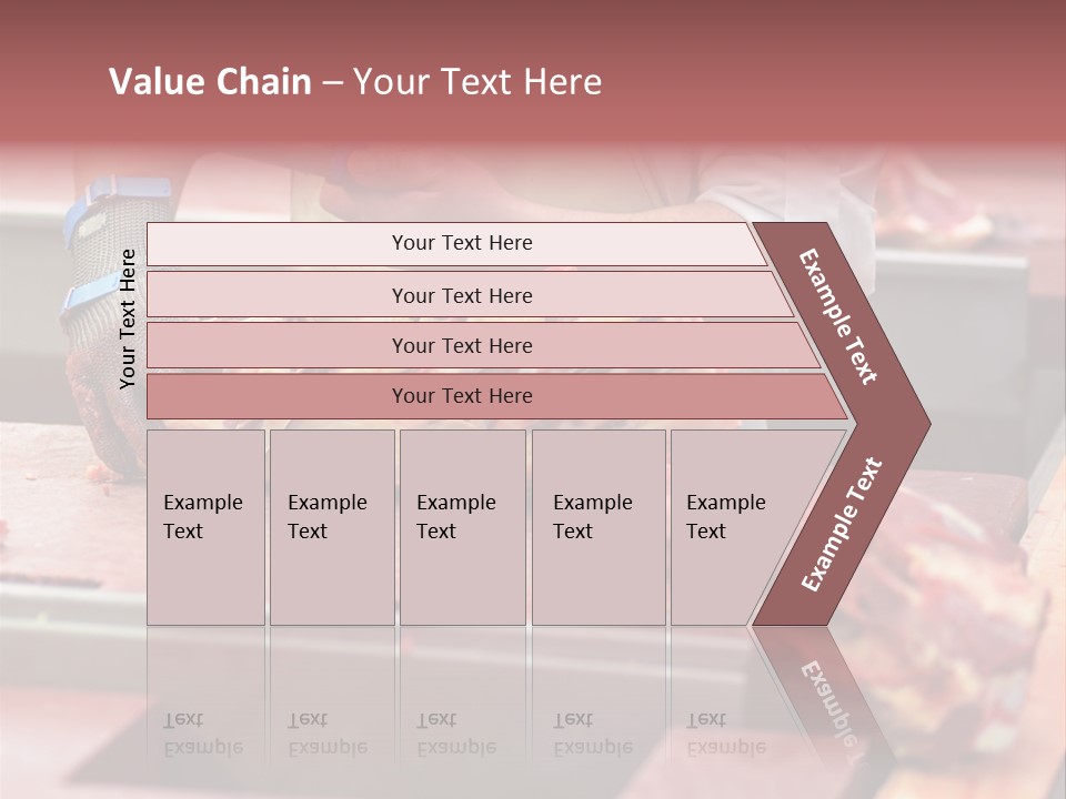 Knife Production Workplace PowerPoint Template