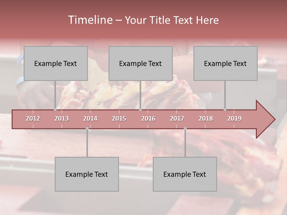 Knife Production Workplace PowerPoint Template