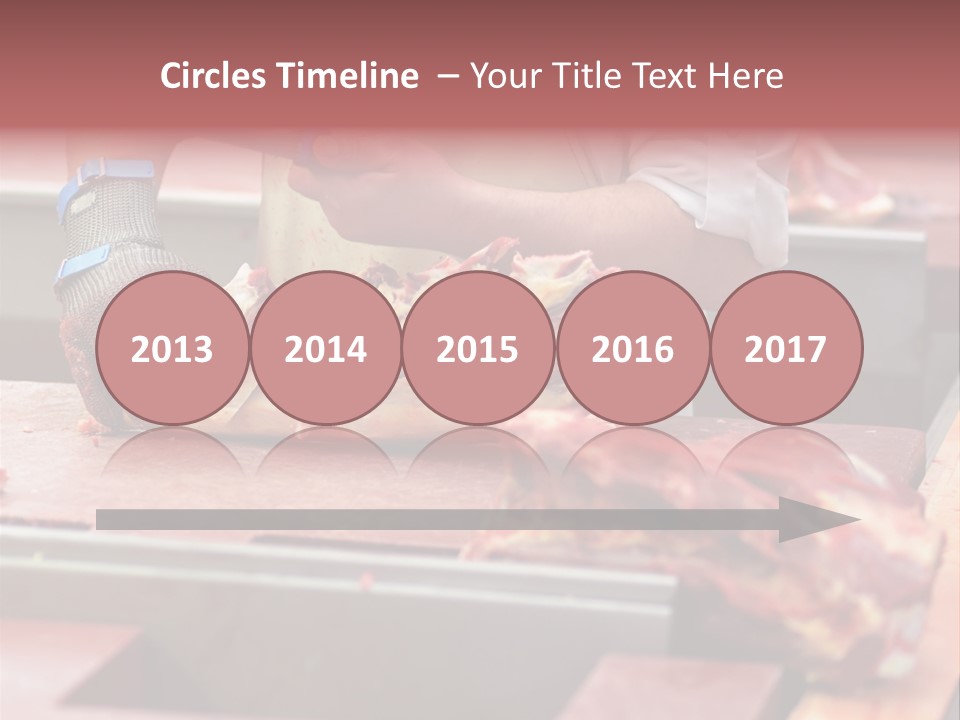 Knife Production Workplace PowerPoint Template