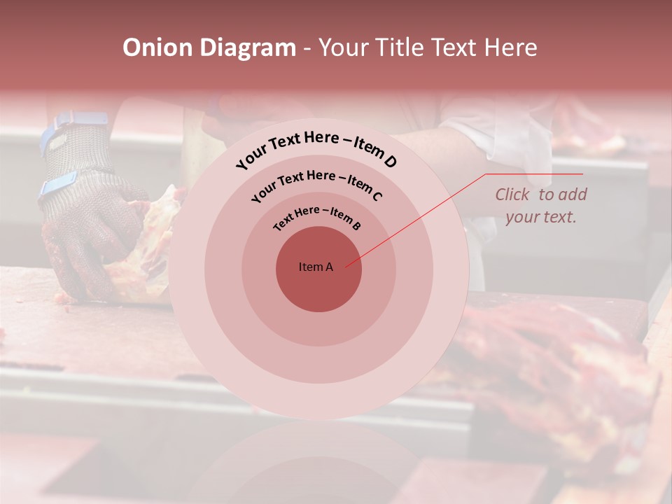 Knife Production Workplace PowerPoint Template